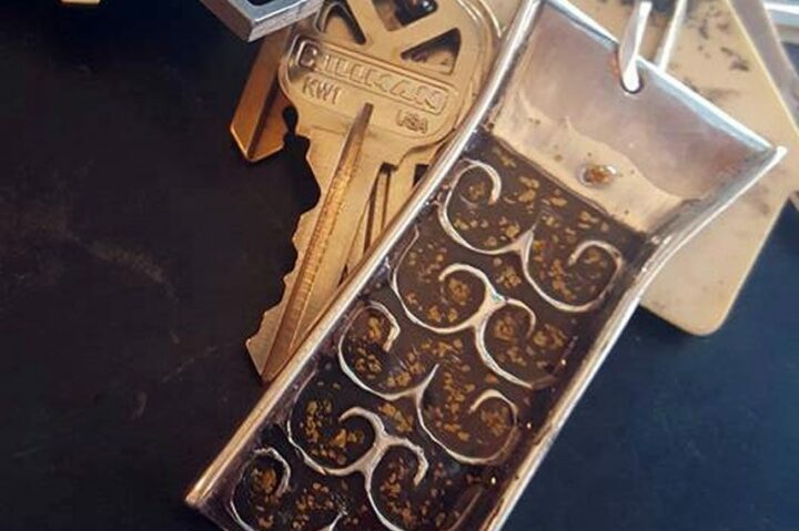 Μat Sluice Box key-chain